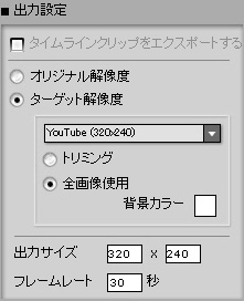 General Output Settings