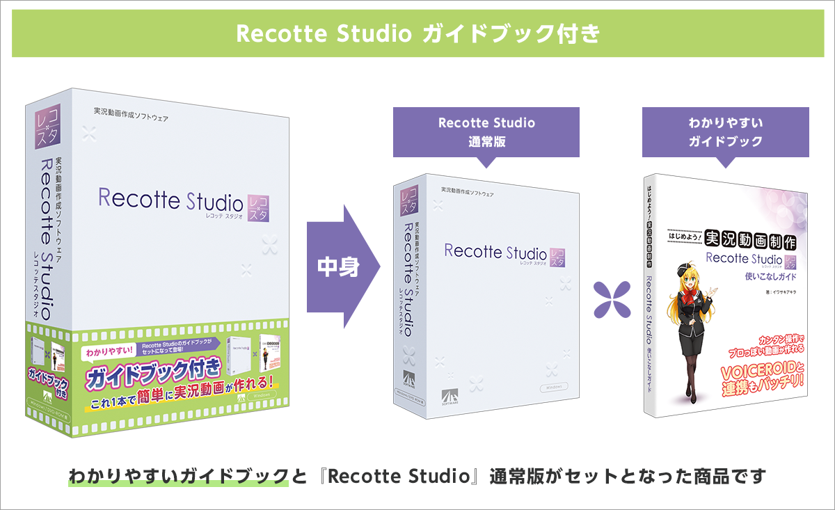 Recotte Studio ガイドブック付き
