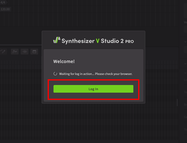 Synthesizer V Studio 2 Pro を起動する