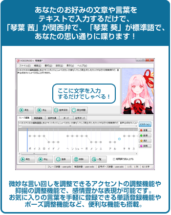 Voiceroid 琴葉 茜 葵 製品情報 Ahs Ah Software