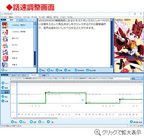 話速調整画面